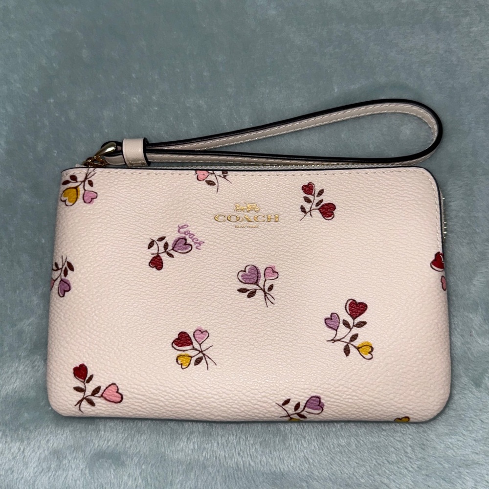 Coach Multicolor Floral Wristlet